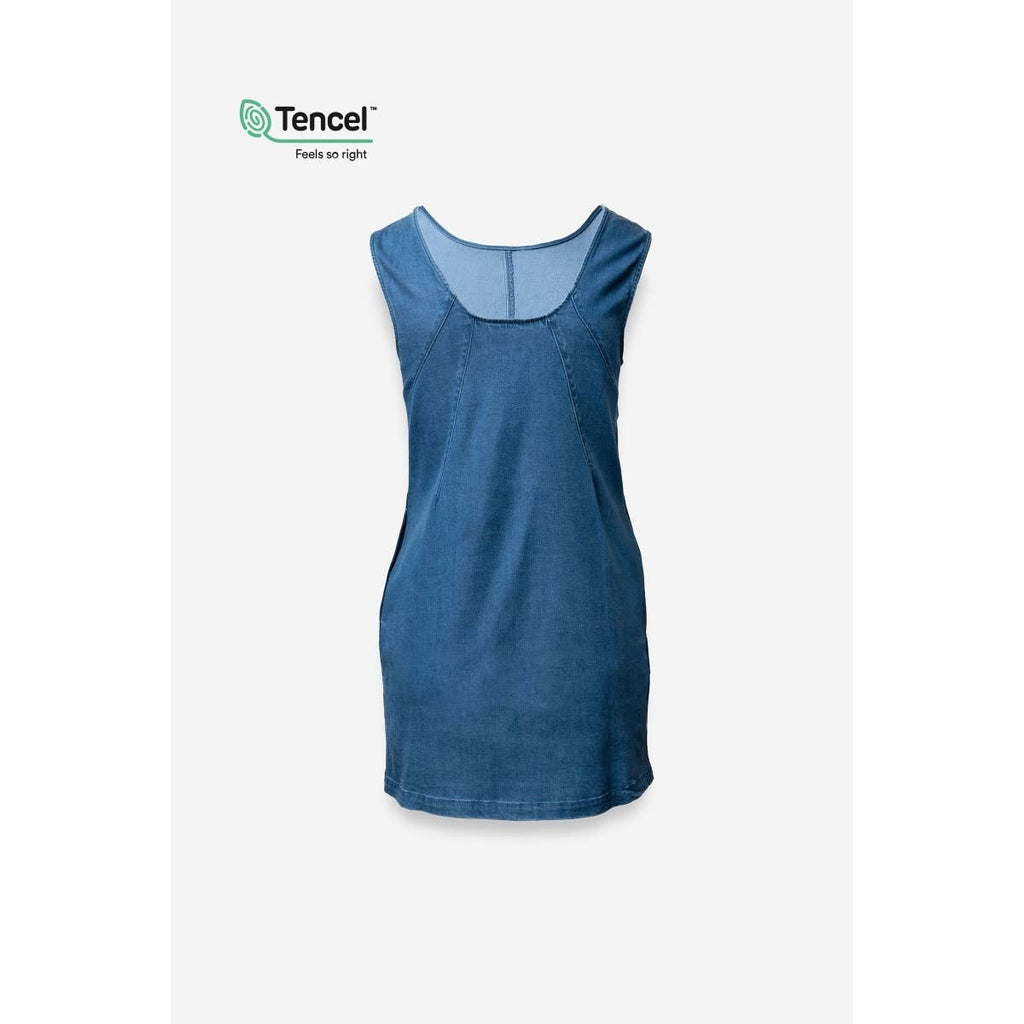 Evie Denim Mini Shift Dress
