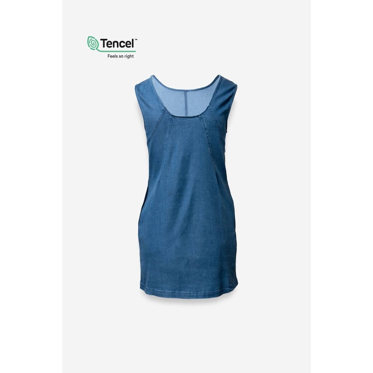 Evie Denim Mini Shift Dress