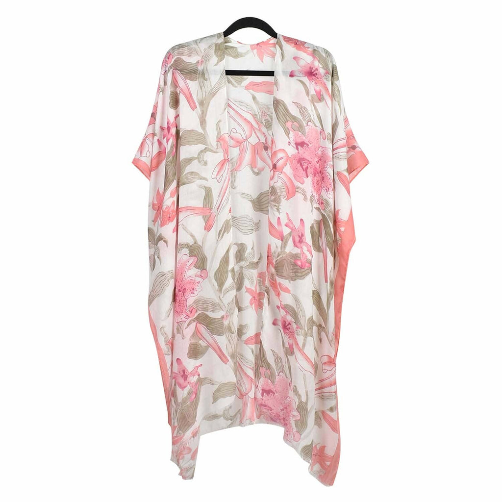Floral Print Kimono
