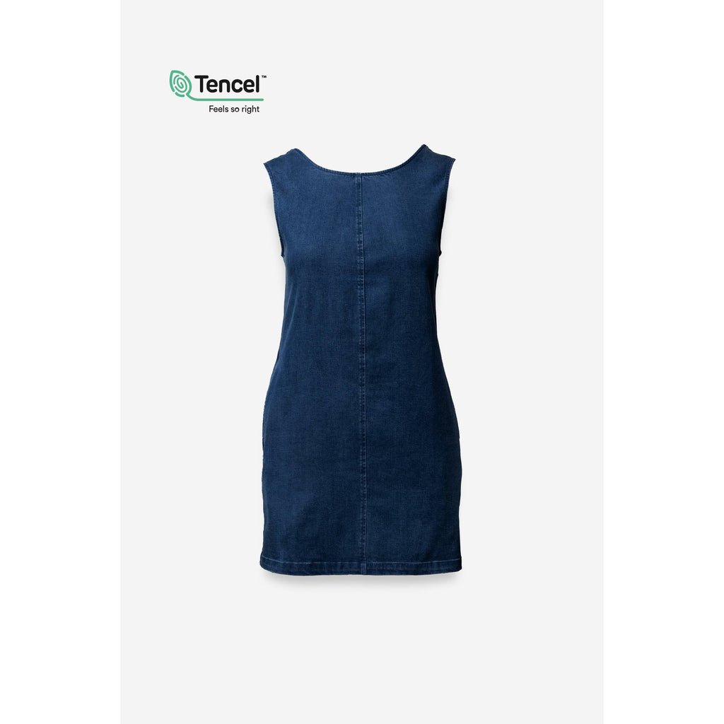 Evie Denim Mini Shift Dress