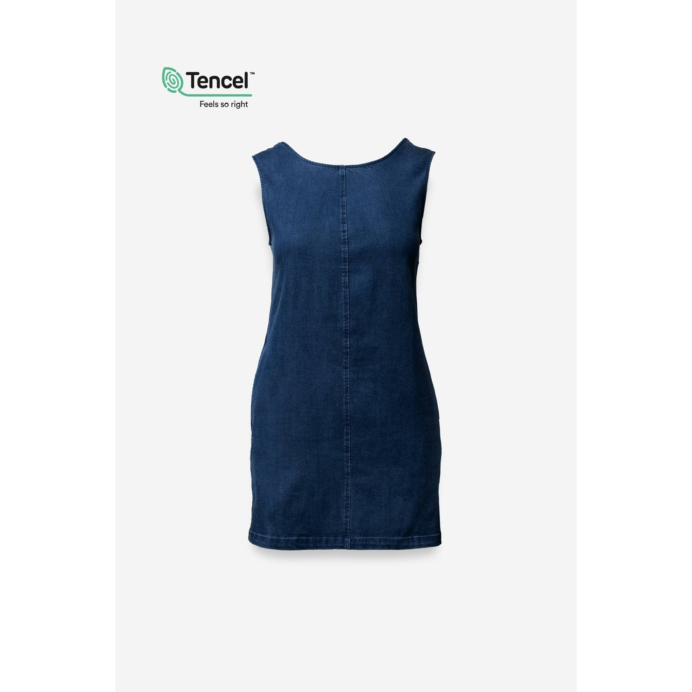 Evie Denim Mini Shift Dress