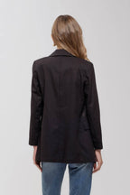 The Shoreline Blazer - 3/4 CUFF SLEEVE COLLARED BLAZER