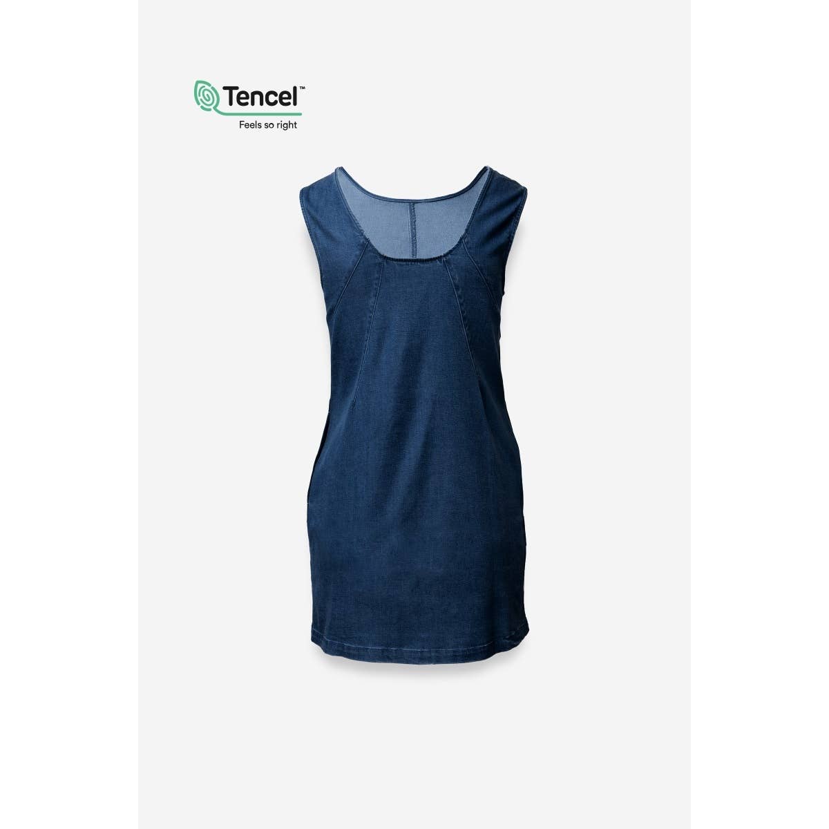 Evie Denim Mini Shift Dress