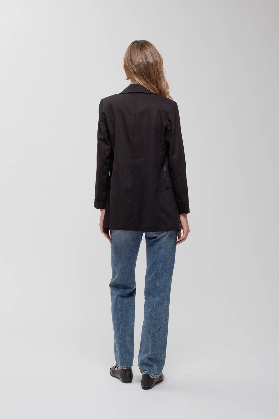 The Shoreline Blazer - 3/4 CUFF SLEEVE COLLARED BLAZER
