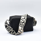 Diamond Stitch Crossbody Bag - BLACK