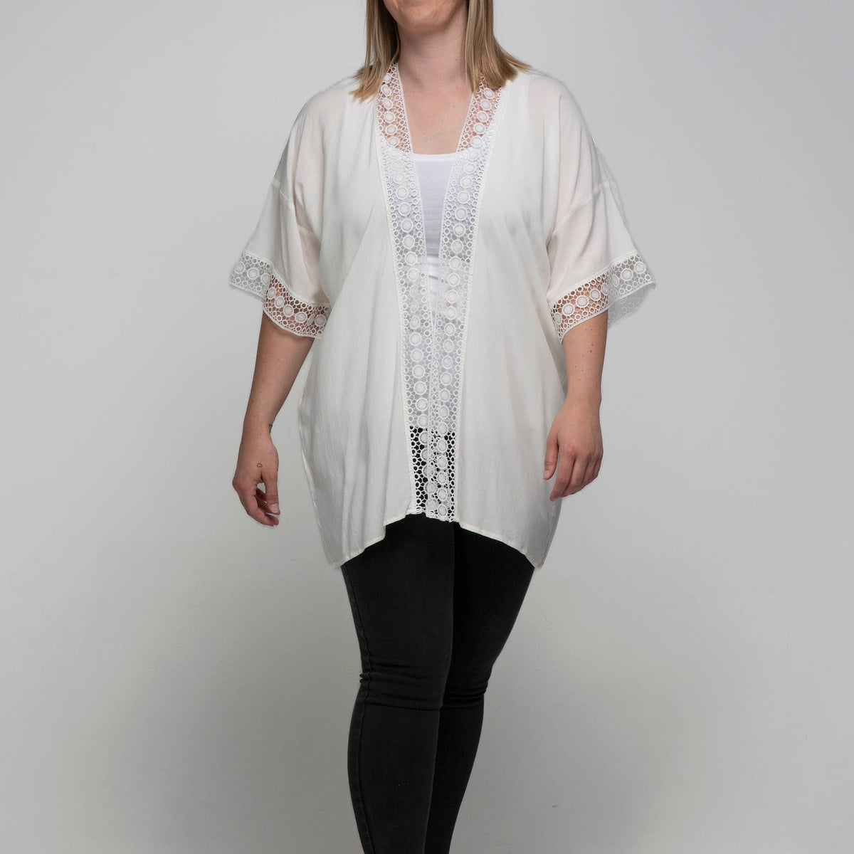 White Lace Kimono