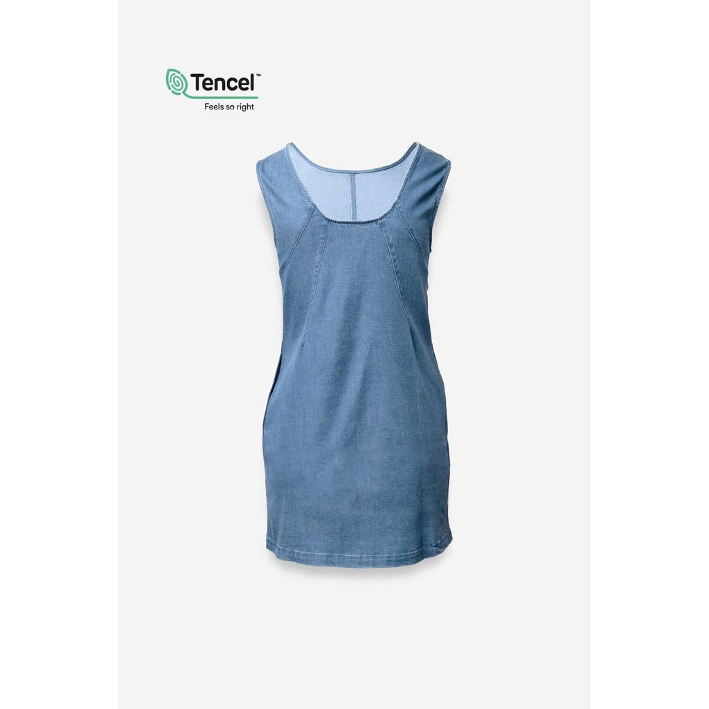 Evie Denim Mini Shift Dress
