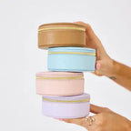 Jewellery Box - Round - Beige/Small