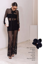 The Noir Romance Lace Pants