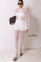 The Ivory Romance Lace Pants