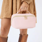 Cosmetic Beauty Bag - Set of 3 in Light Pink