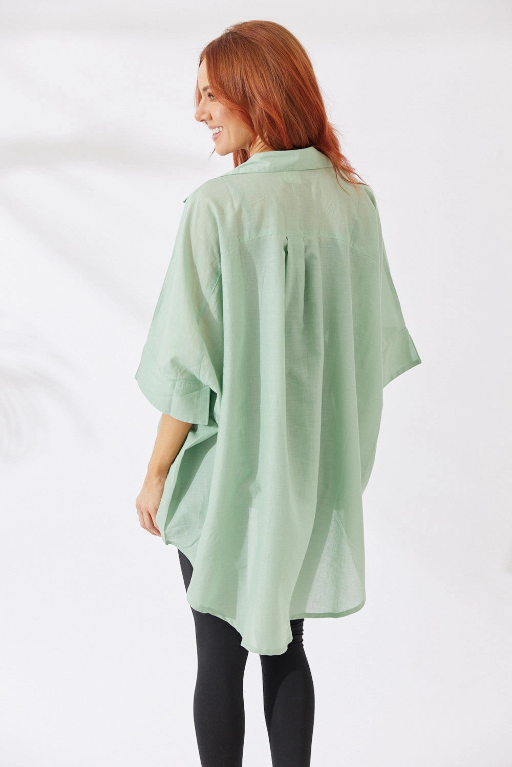 Noosa Shirt - Sage Green