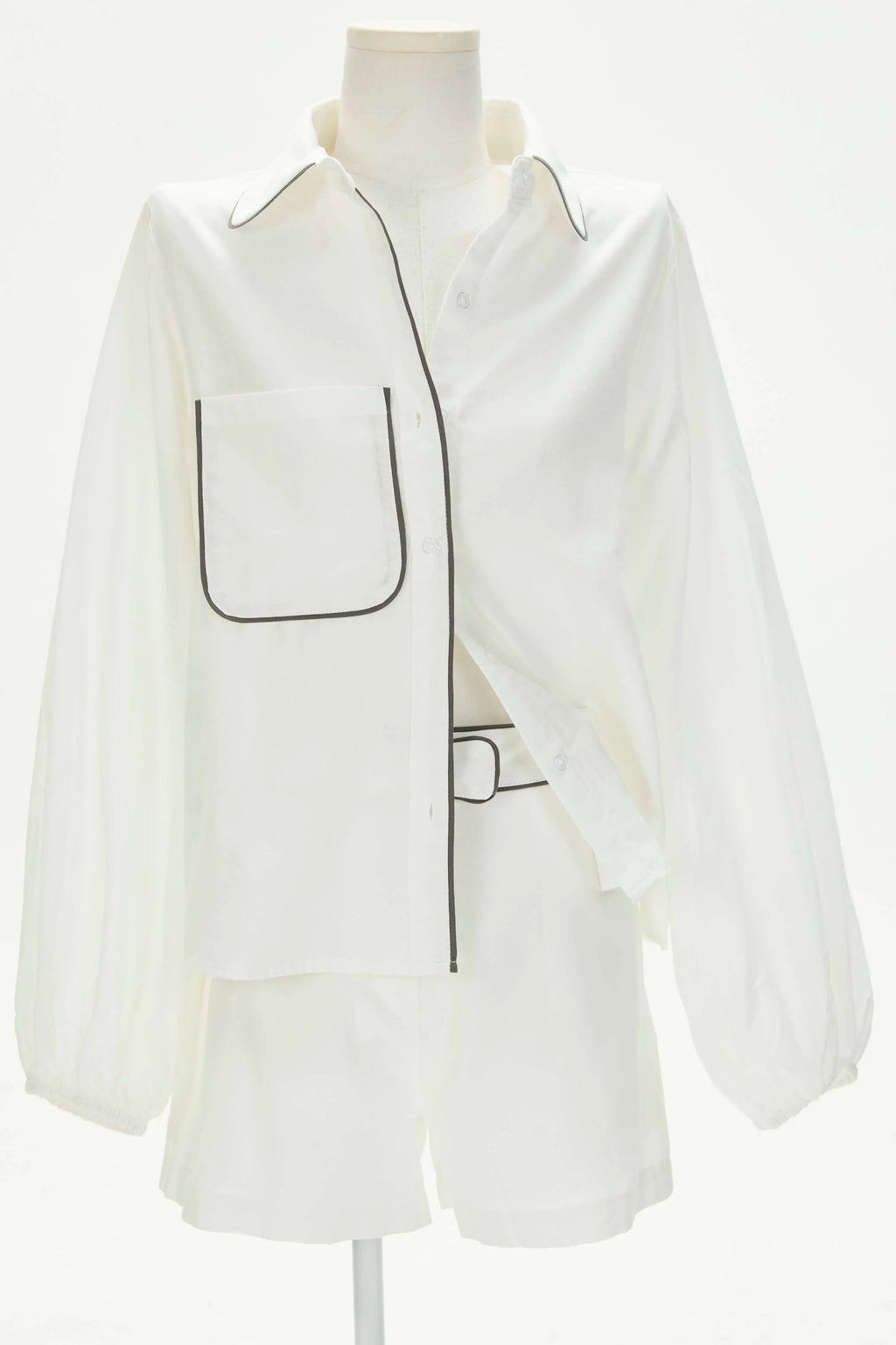 Monochrome Muse Set - Top & Shorts