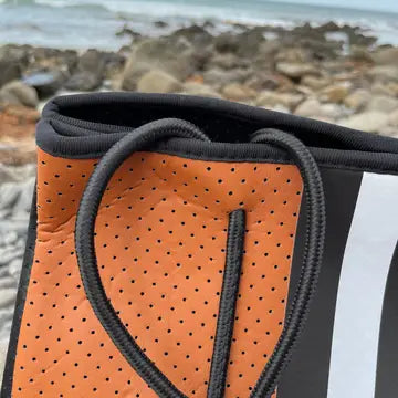 The Anywhere Tote Neoprene Bag - 2 Piece Set - Tan & Black