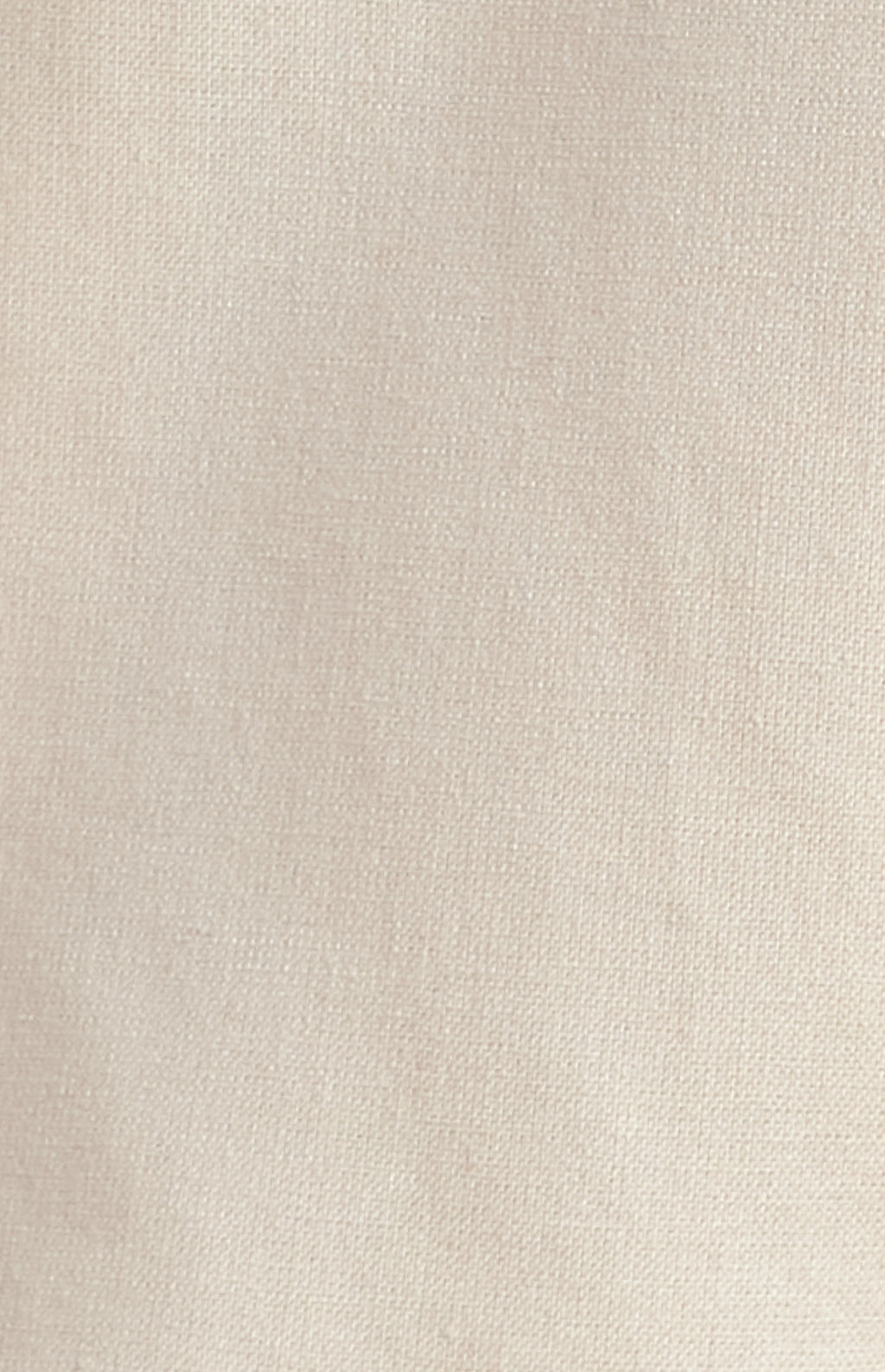 Contrast Detail Cotton Linen Vest Set – Beige/Red
